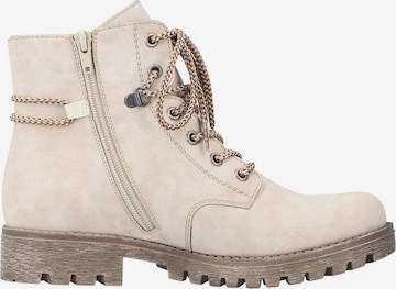 Rieker Lace-up bootie in Beige