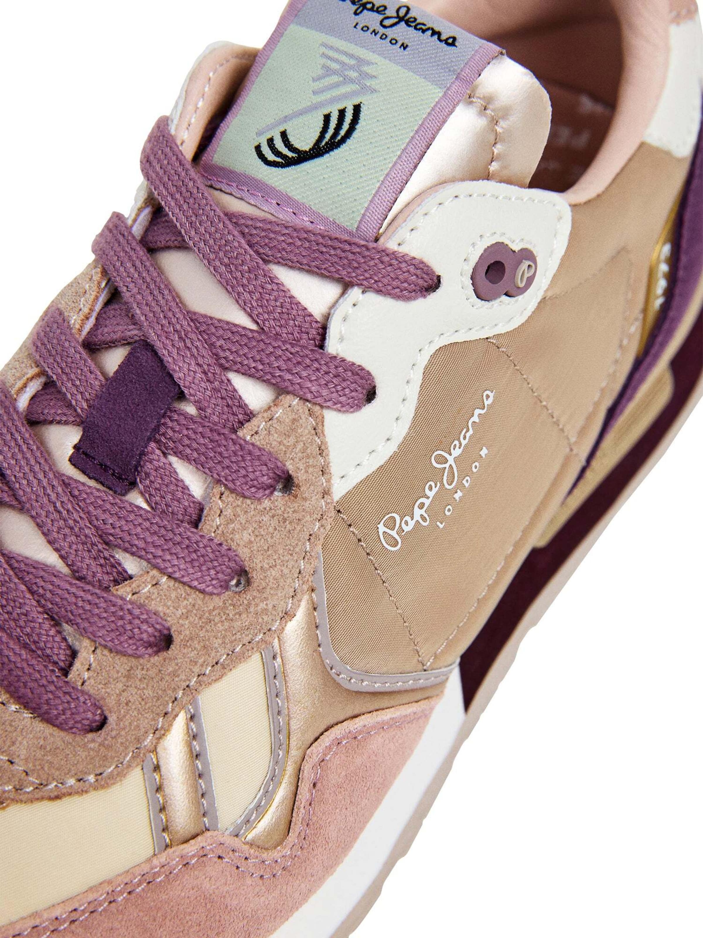 Pepe Jeans Sneakers 'Brit Back W' in Brown