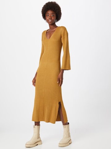 Lindex - Vestido de punto 'Sienna' en amarillo: frente