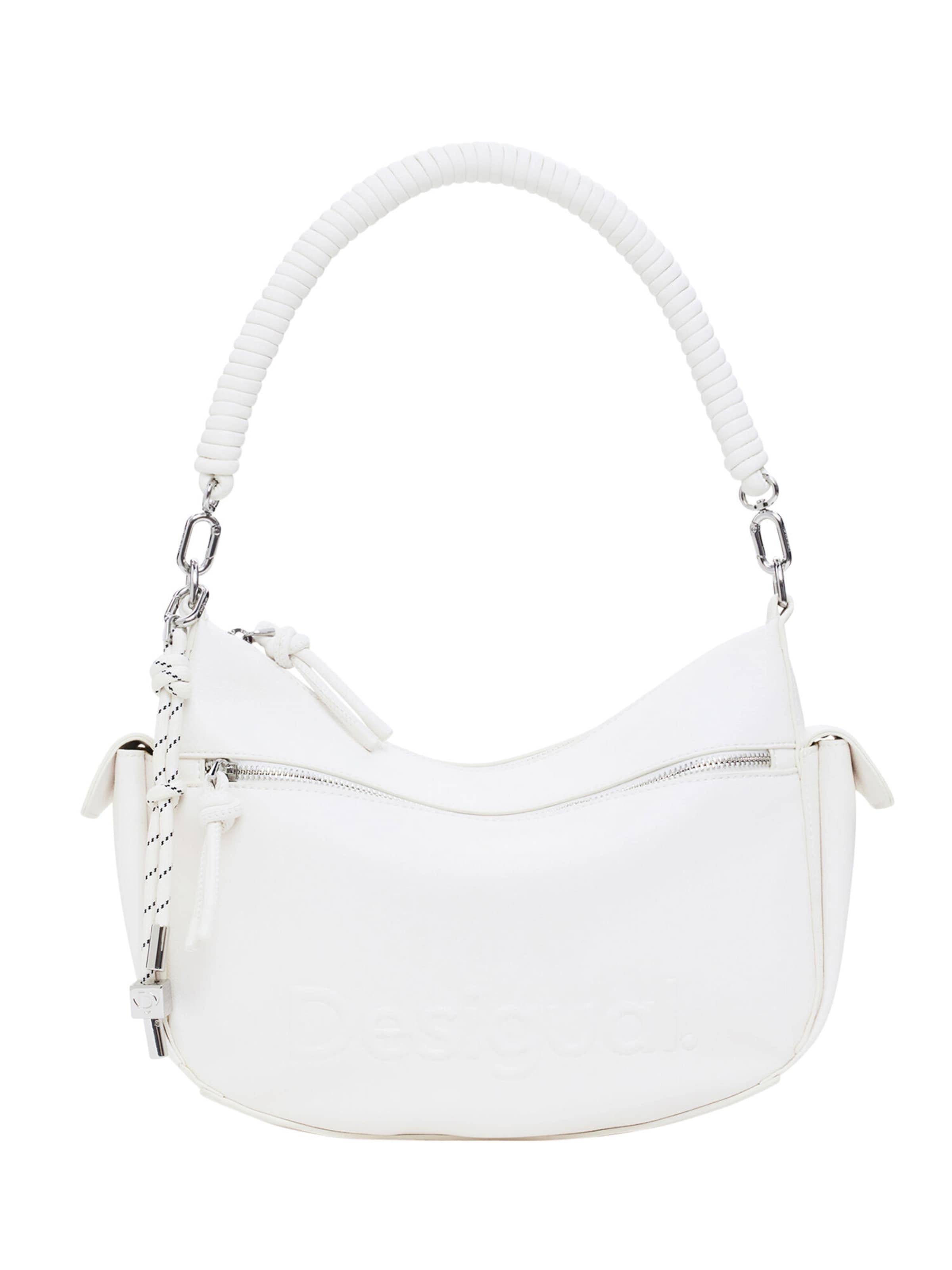 Desigual Olkalaukku värissä valkoinen: etupuoli