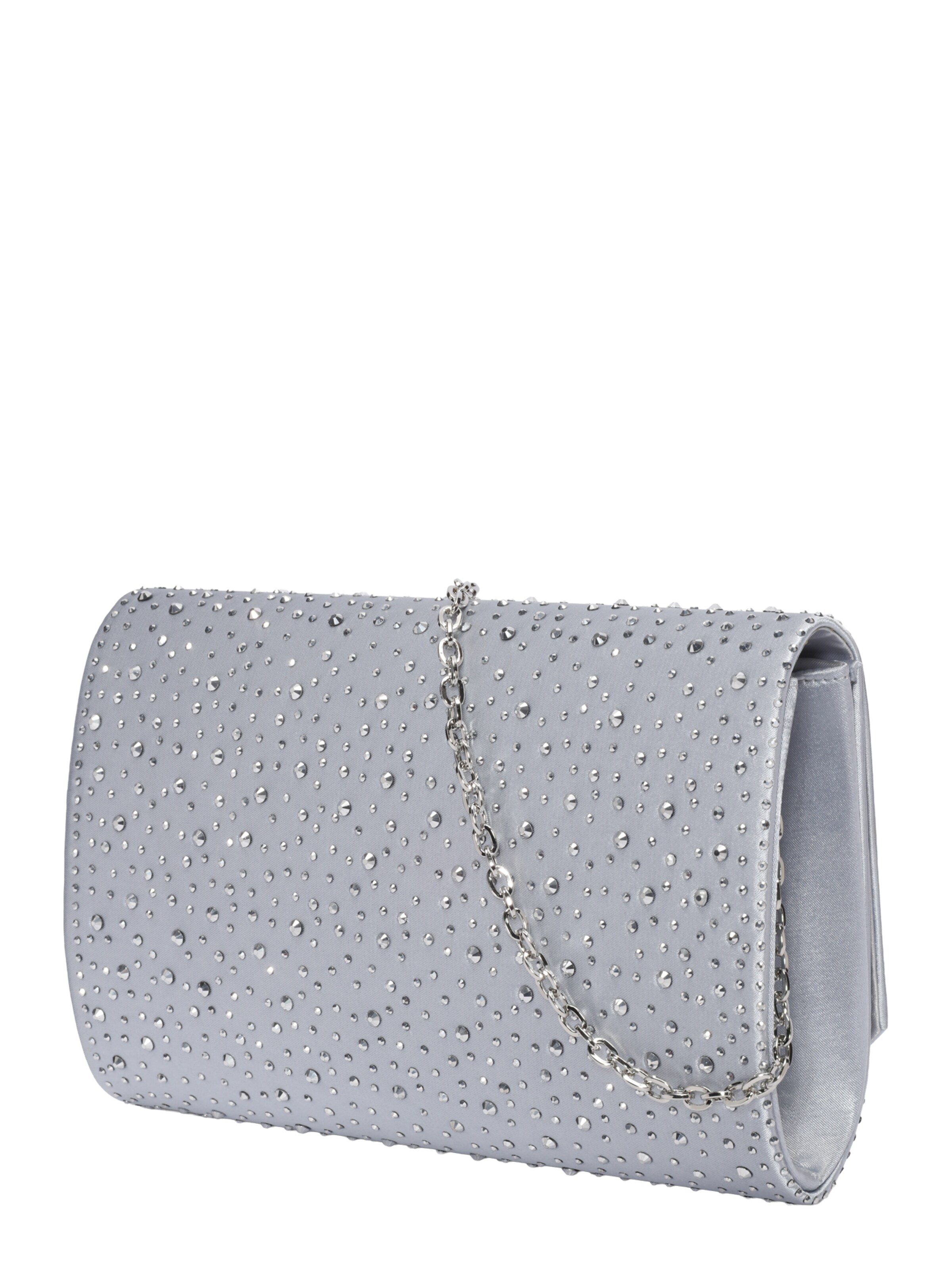 mascara Clutch in Silver
