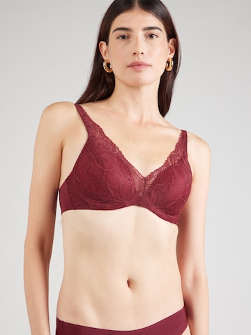 Bustino Reggiseno 'Body Make-Up Illusion' di TRIUMPH in rosso: frontale