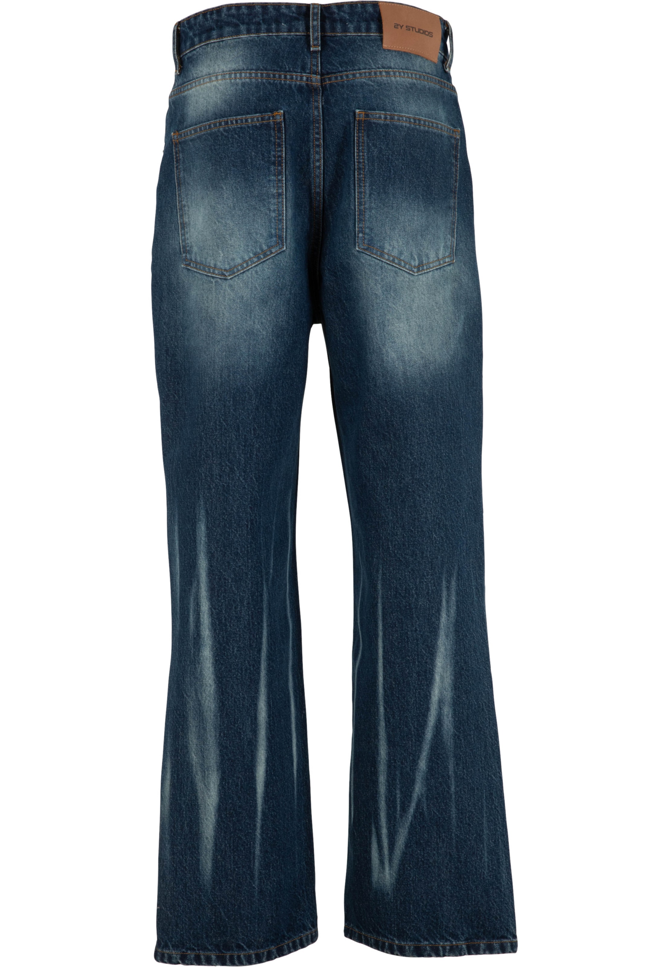 2Y Studios Rozkloszowany krój Jeansy w kolorze niebieski