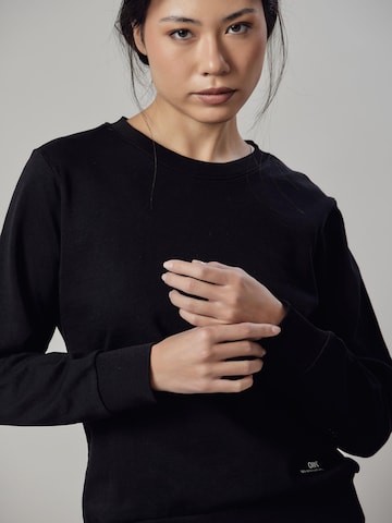 Sweat-shirt 'Felpa Girocollo' OWN Off With Nature en noir