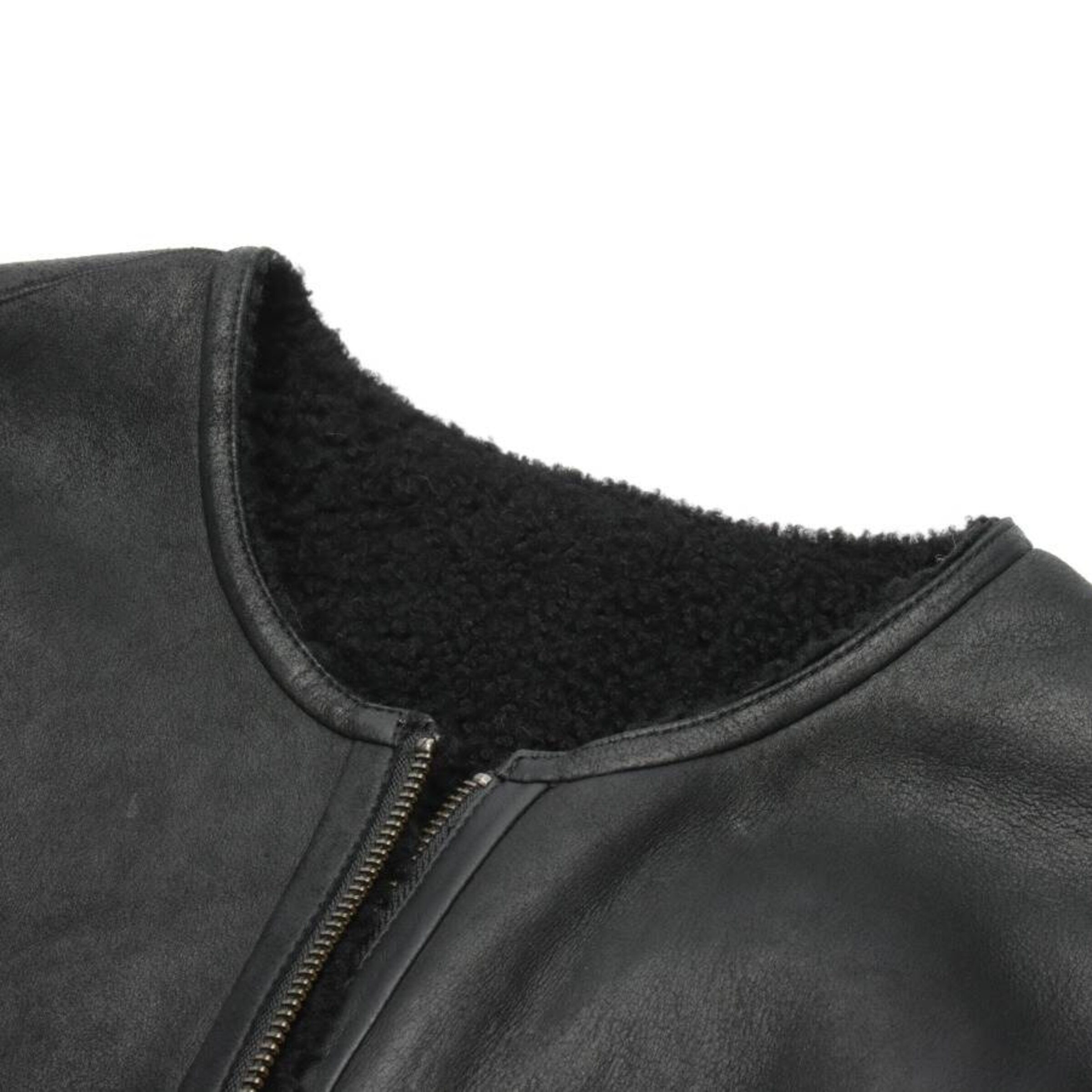 Ba&sh Lederjacke / Ledermantel XXS in Schwarz