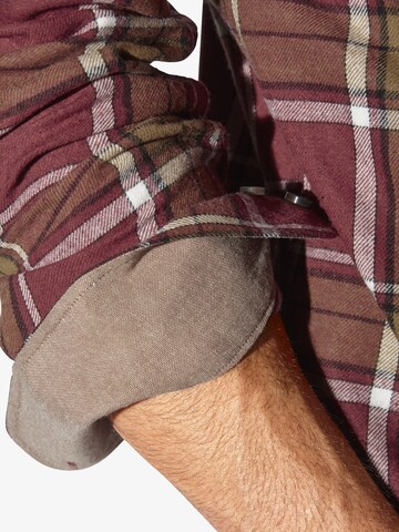 BABISTA Regular fit Button Up Shirt 'Saltinora' in Red