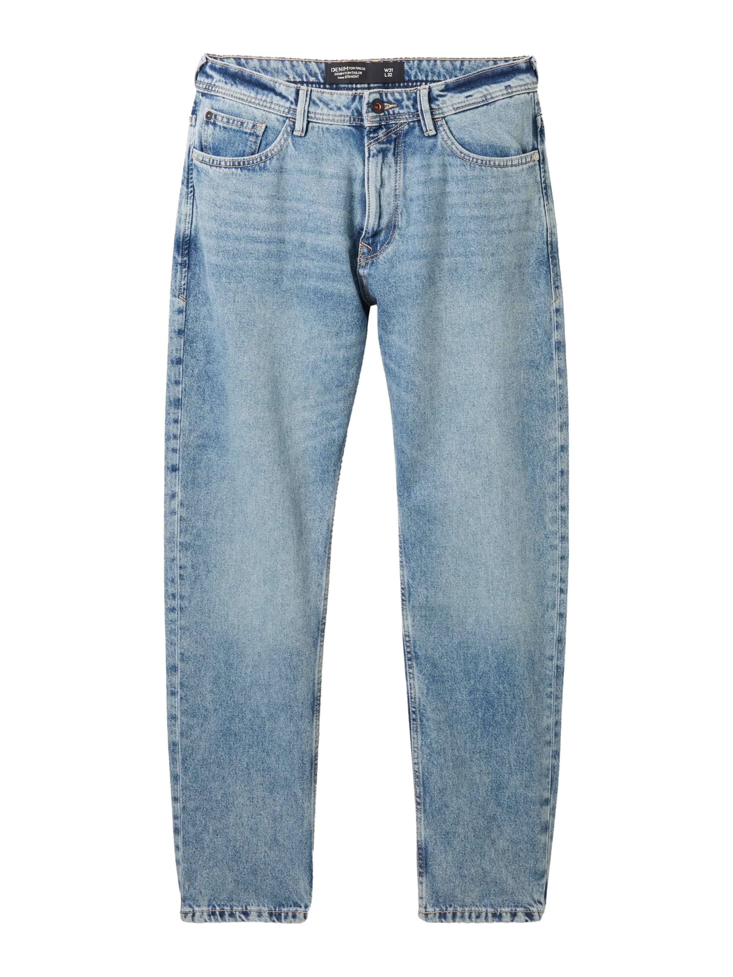 TOM TAILOR DENIM Loosefit Jeans i blå: forside