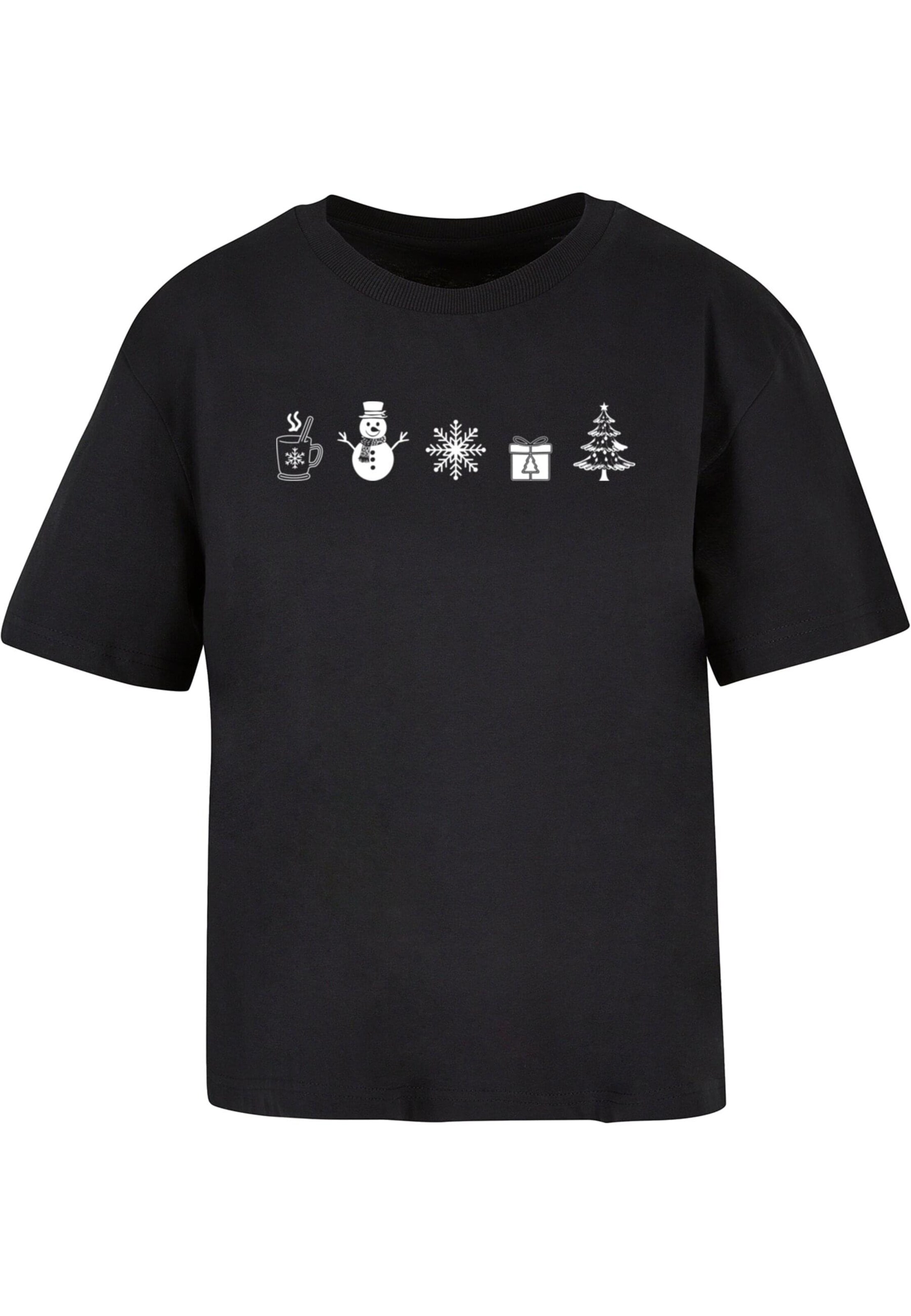 Merchcode T-Shirt in Schwarz: Vorderseite