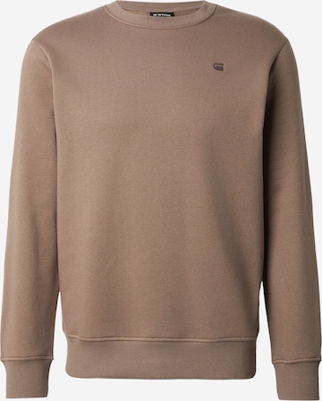 Felpa di G-STAR in marrone: frontale