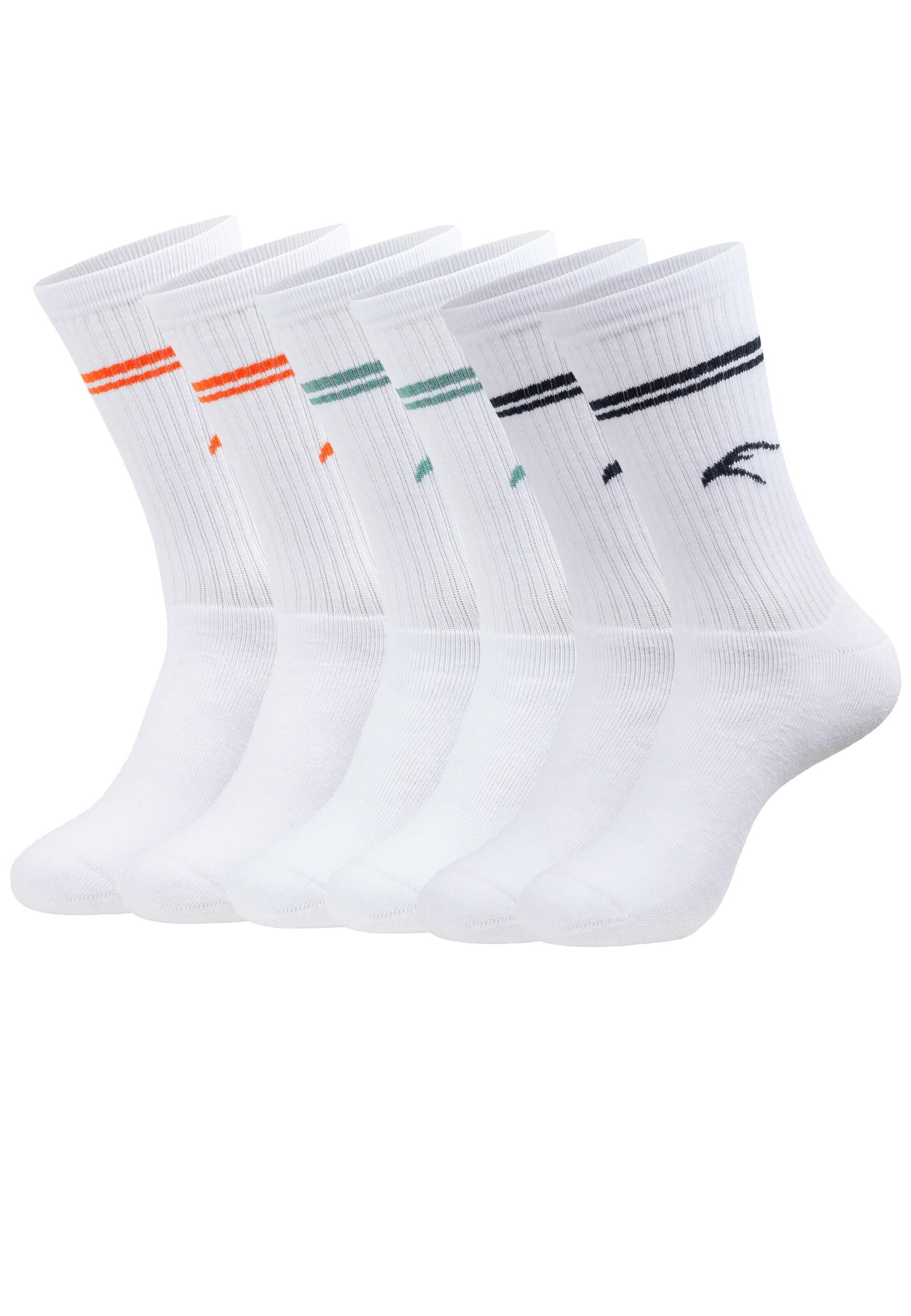 INDICODE JEANS Sokken ' Marvin ' in Wit: voorkant