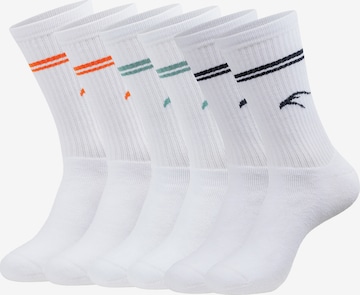 INDICODE JEANS Tennis Socken ' Marvin ' in Weiß: predná strana