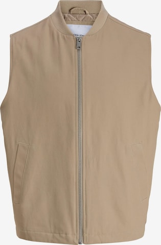 JACK & JONES - Chaleco 'JJEDover' en beige: frente