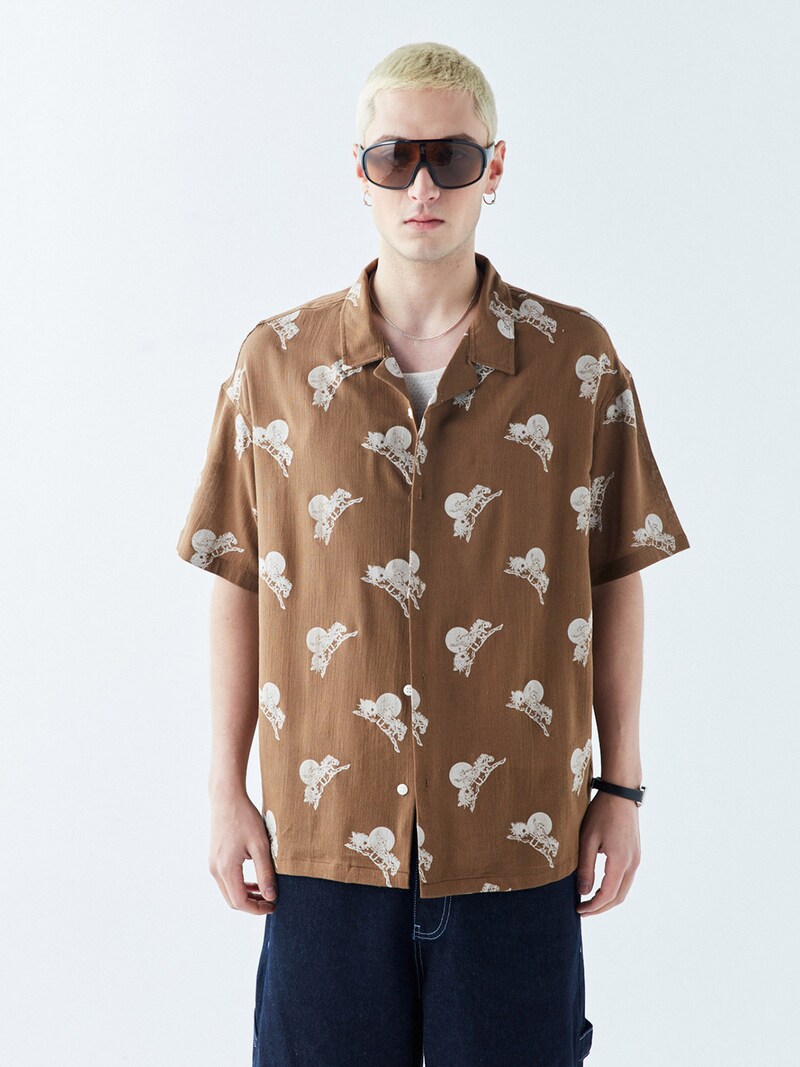 VAMOS CLO Comfort Fit Cămașă 'Huntsville' pe Maro Pueblo ABOUT YOU