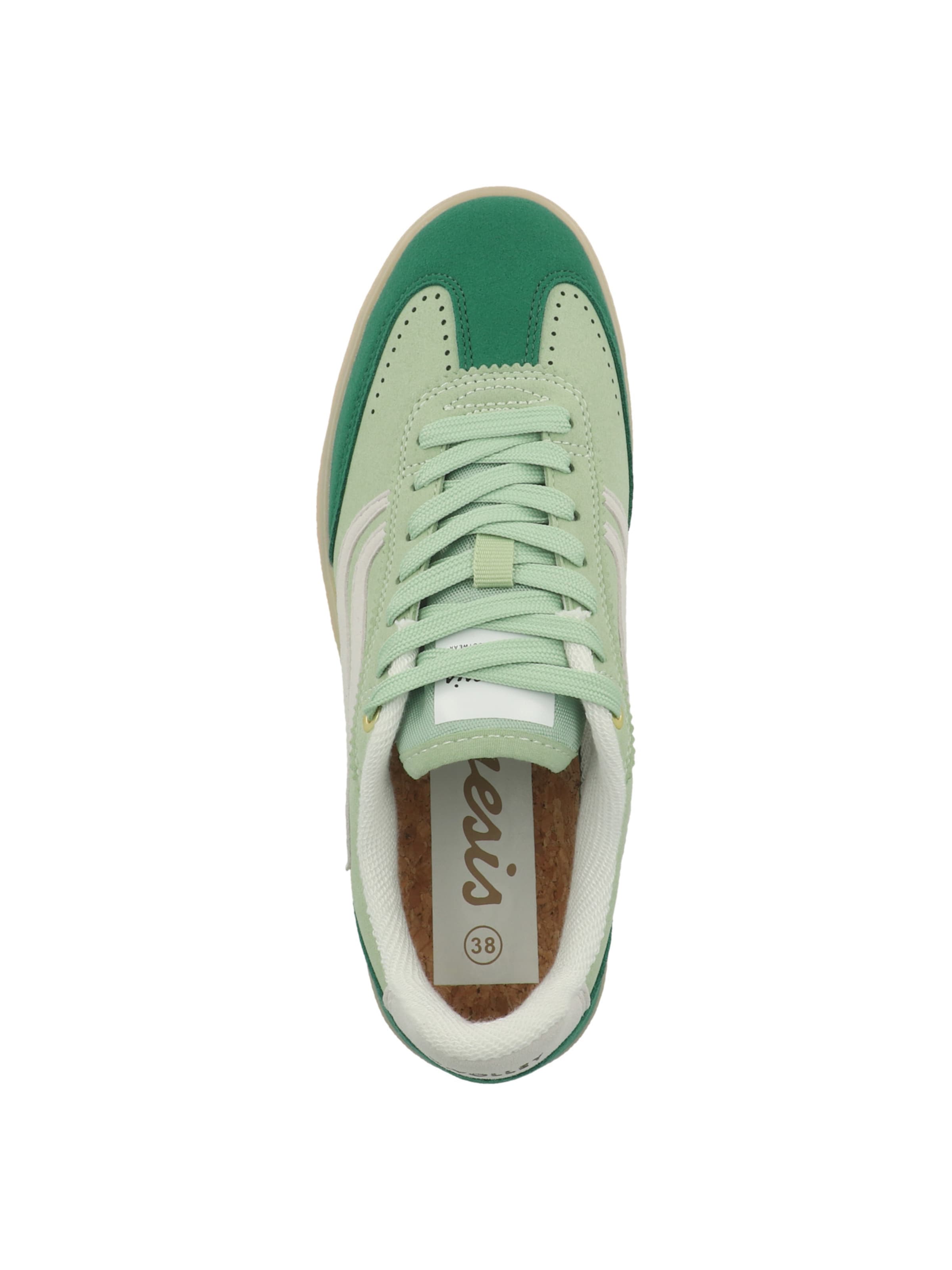 GENESIS Sneakers laag ' Volley Hairy ' in Groen
