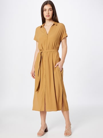 SAINT TROPEZ Shirt Dress 'Blanca' in Brown: front