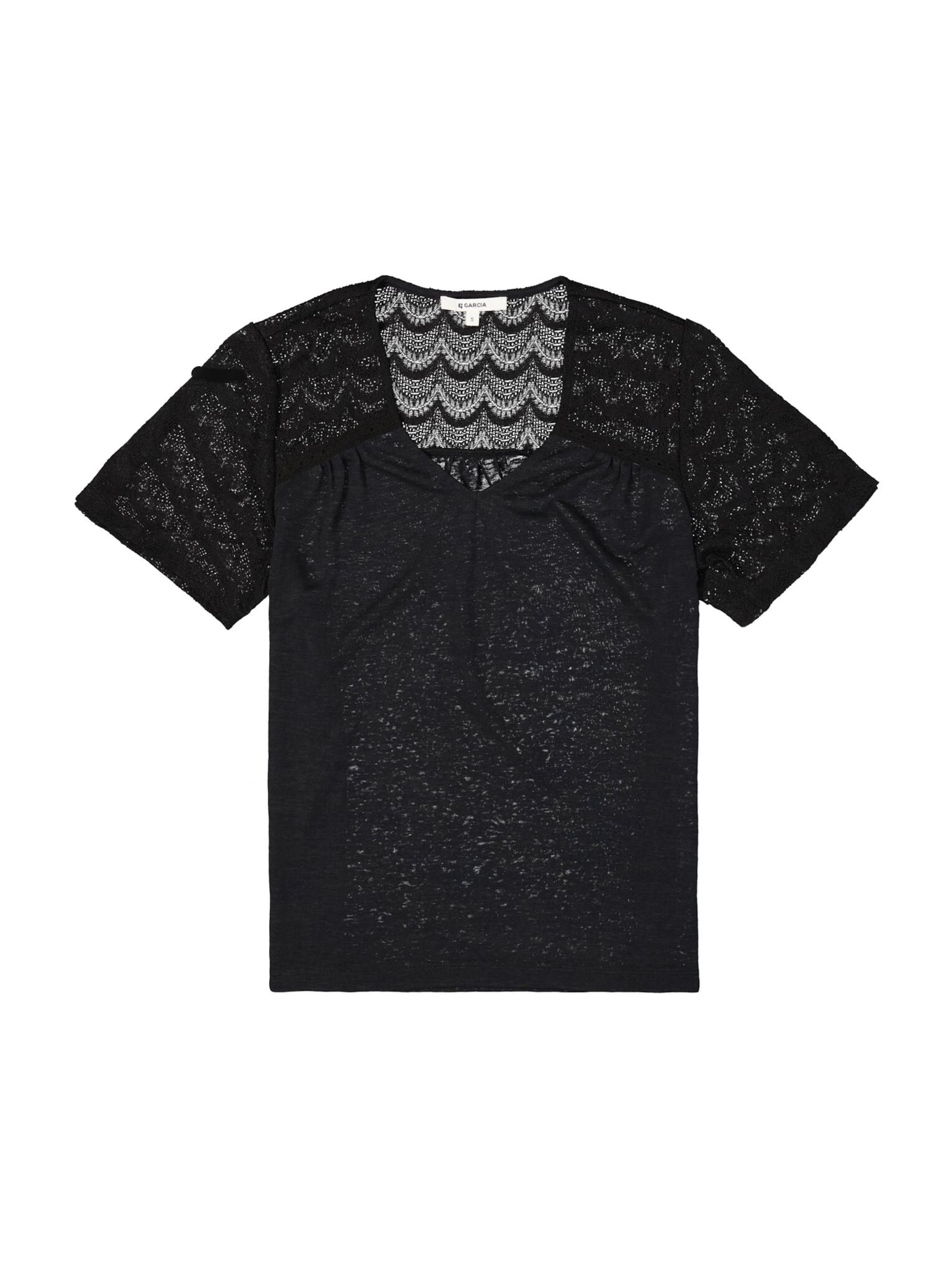 GARCIA Μπλουζάκι σε μαύρο: μπροστά