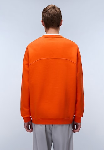 NAPAPIJRI Sweatshirt 'B-Badge' in Oranje