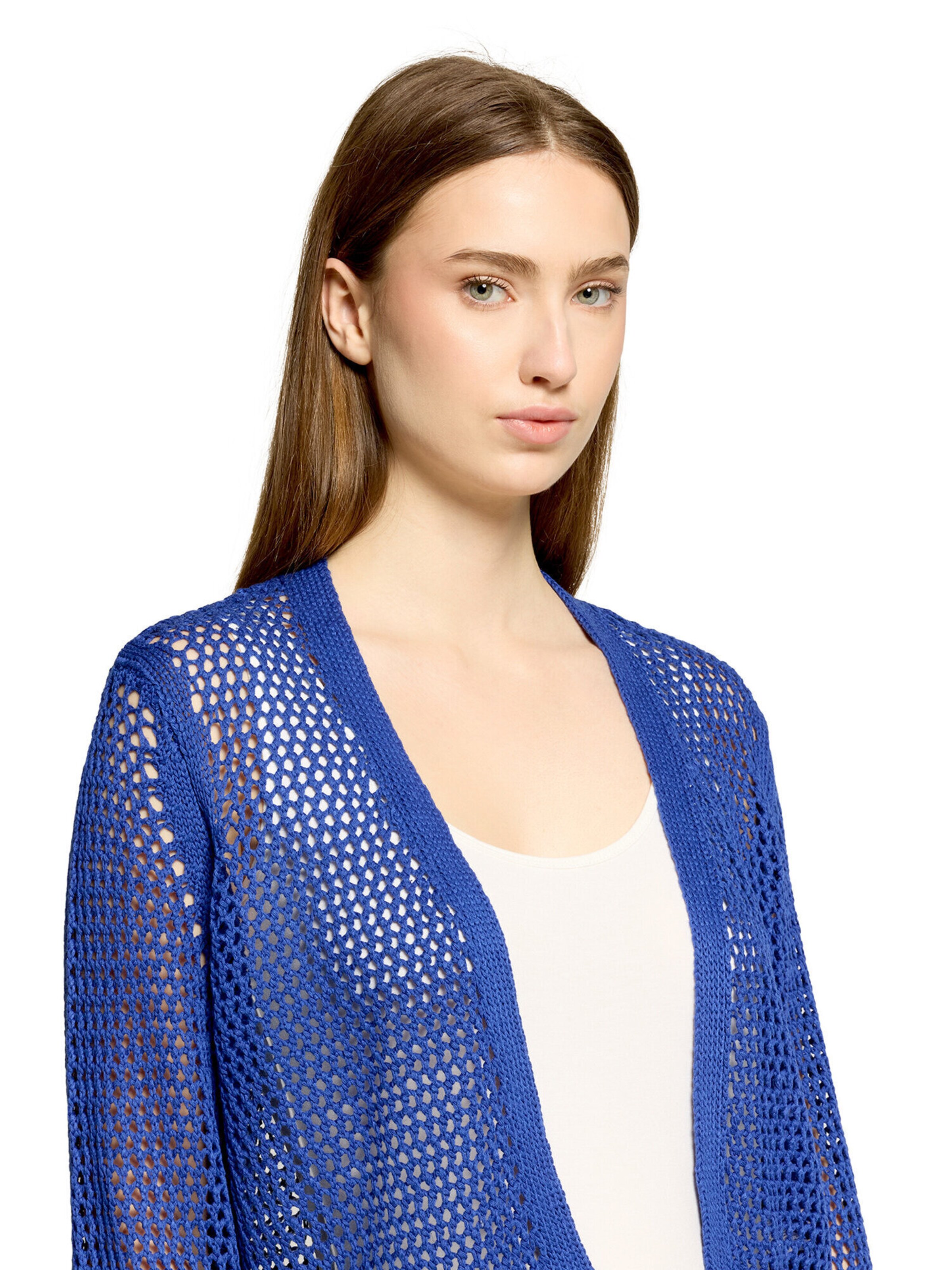 Betty Barclay Gebreid vest in Blauw