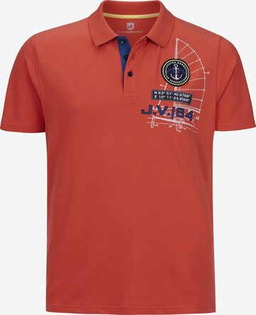 Jan Vanderstorm Poloshirt ' Nicco ' in Orange: predná strana