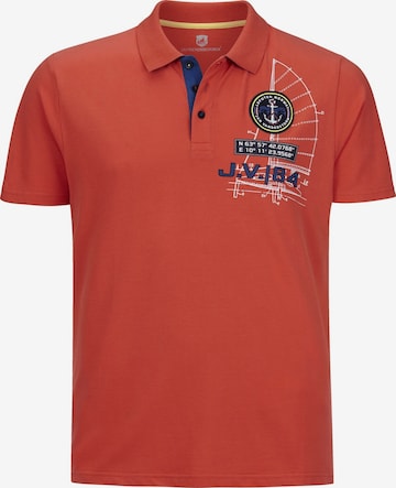 Jan Vanderstorm Shirt ' Nicco ' in Oranje: voorkant