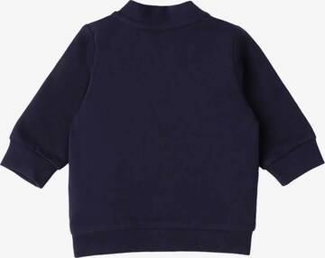 IDO COLLECTION Sweatshirt 'Felpa Aperta Con Bottoni' in Blue