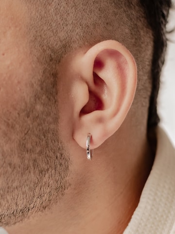 Hey Happiness Earring 'Band' in Silver