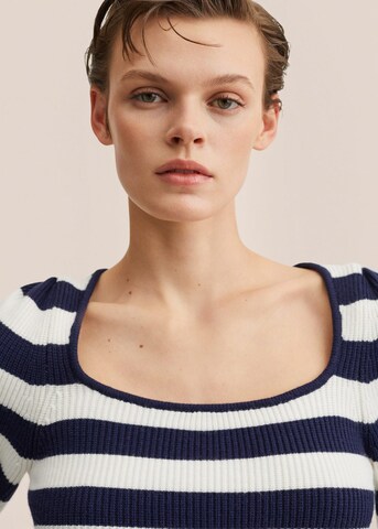 MANGO Trui 'Alexa' in Blauw