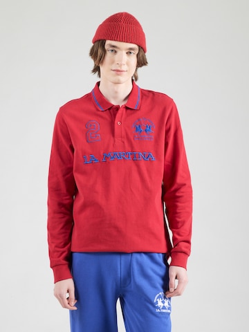 La Martina - Camisa em vermelho: frente