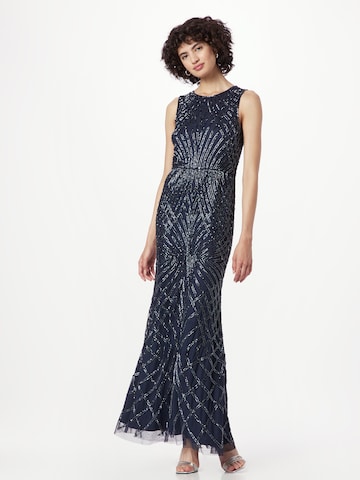 LACE & BEADS Evening dress 'Mawa' in Blue