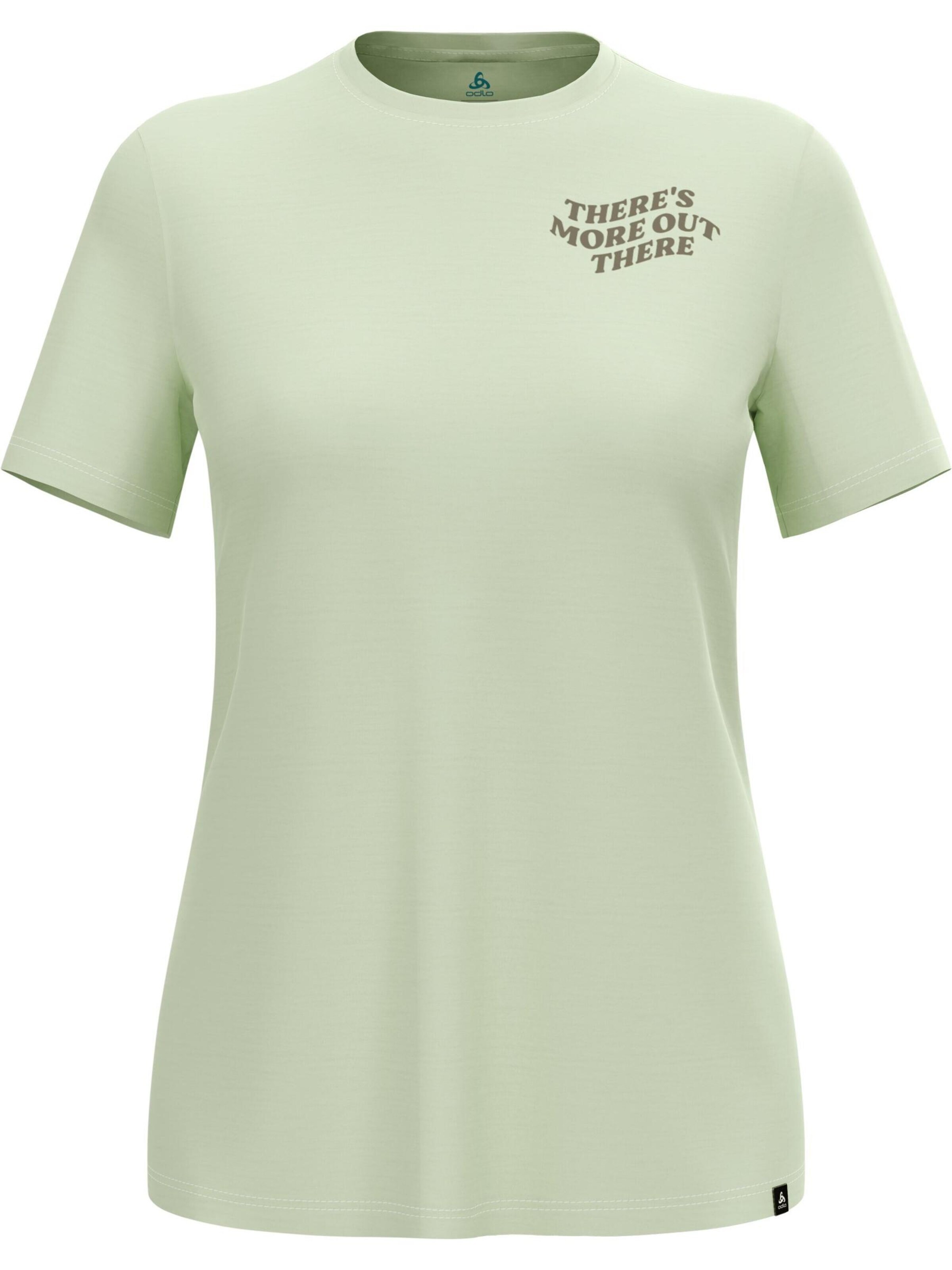 ODLO Functioneel shirt in Groen: voorkant