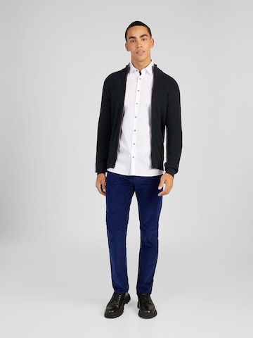 OLYMP Slim fit Overhemd 'No. 6 Six' in Wit