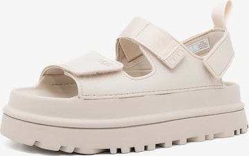 UGG Sandalen met riem 'Goldenglow' in Beige: voorkant