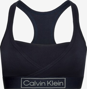 Calvin Klein Underwear Nursing Bra 'Reimagined Heritage' in Black: front