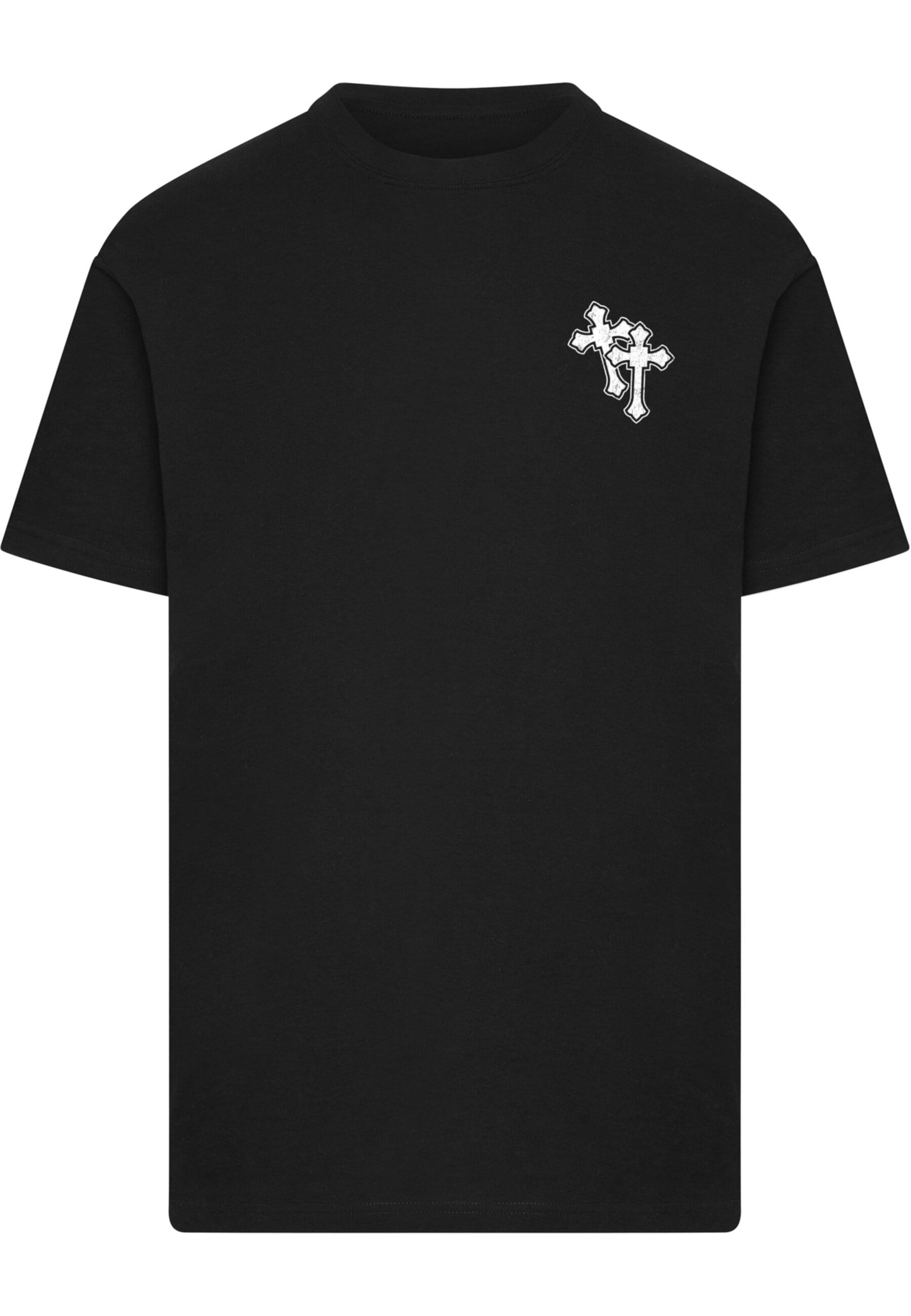 Mister Tee - Camisa 'Believe In Strength' em preto: frente