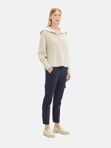 TOM TAILOR Pullover in Beige