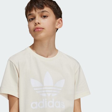 ADIDAS ORIGINALS Shirt ' Trefoil ' in Beige