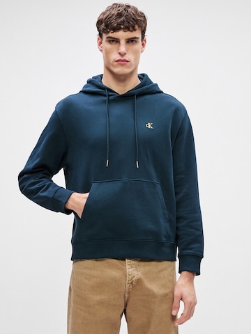 Calvin Klein Jeans Bluzka sportowa w kolorze niebieski: przód