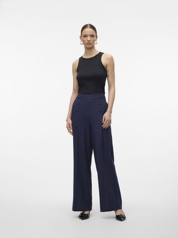 VERO MODA Loosefit Broek 'GISELLE' in Grijs