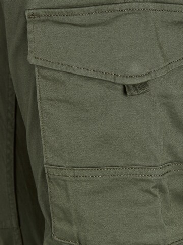 JACK & JONES Tapered Cargohose 'Paul Flake' in Grün