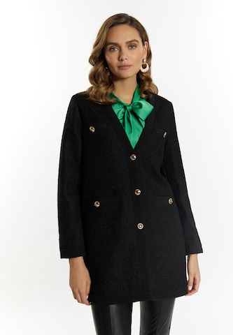 faina Blazer in Black: front