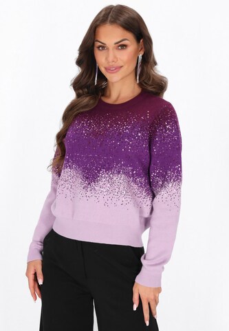 faina - Jersey en lila: frente