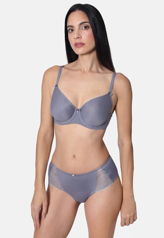 sassa T-shirt Bra 'Lovely Secret' in Grey: front