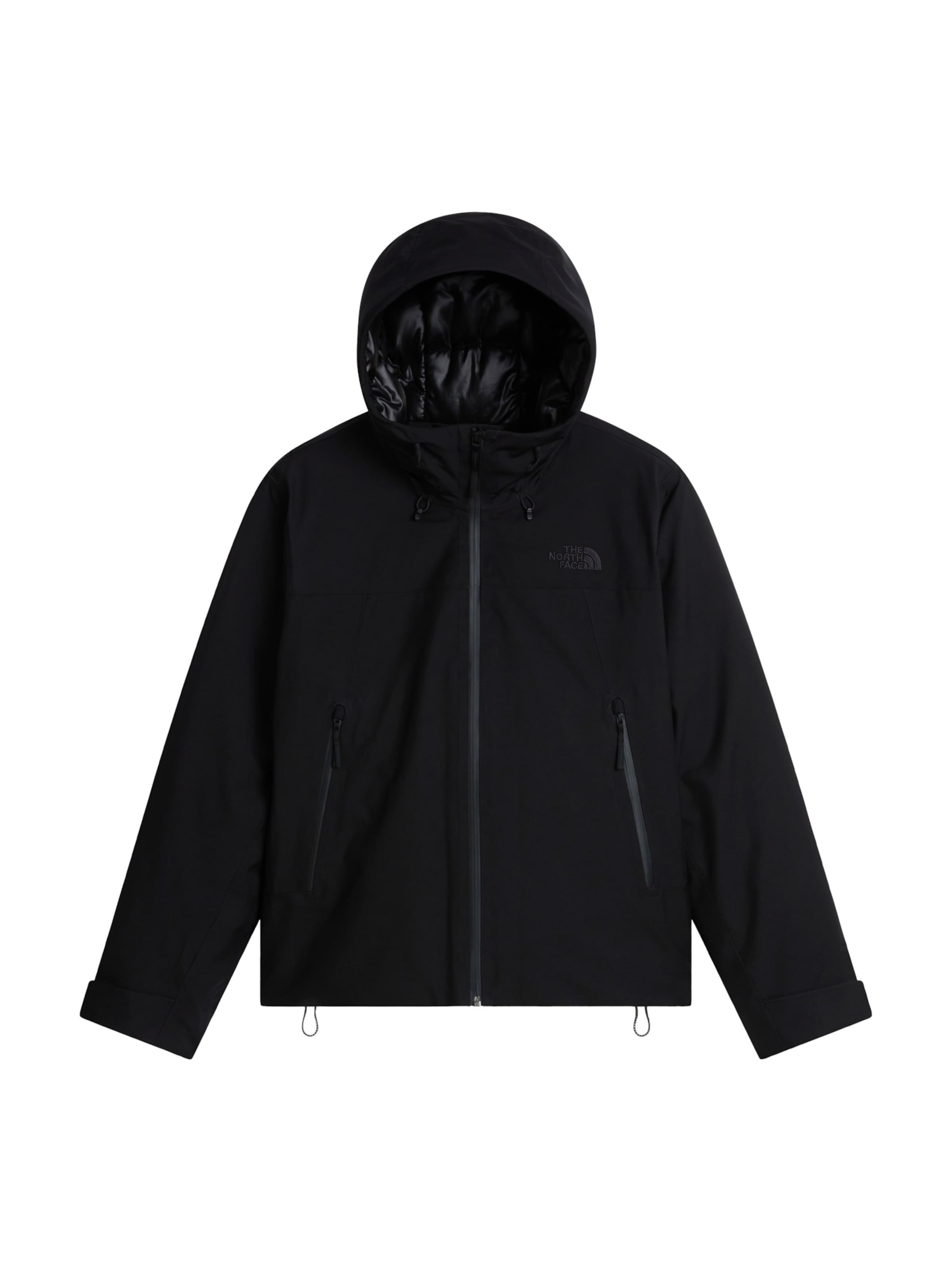 THE NORTH FACE Outdoorová bunda 'RANGE DOWN' - Čierna: predná strana