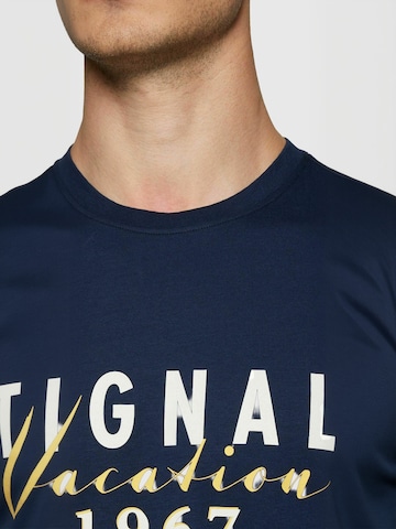 Coupe regular Chemise ' FinnSi ' Signal en bleu
