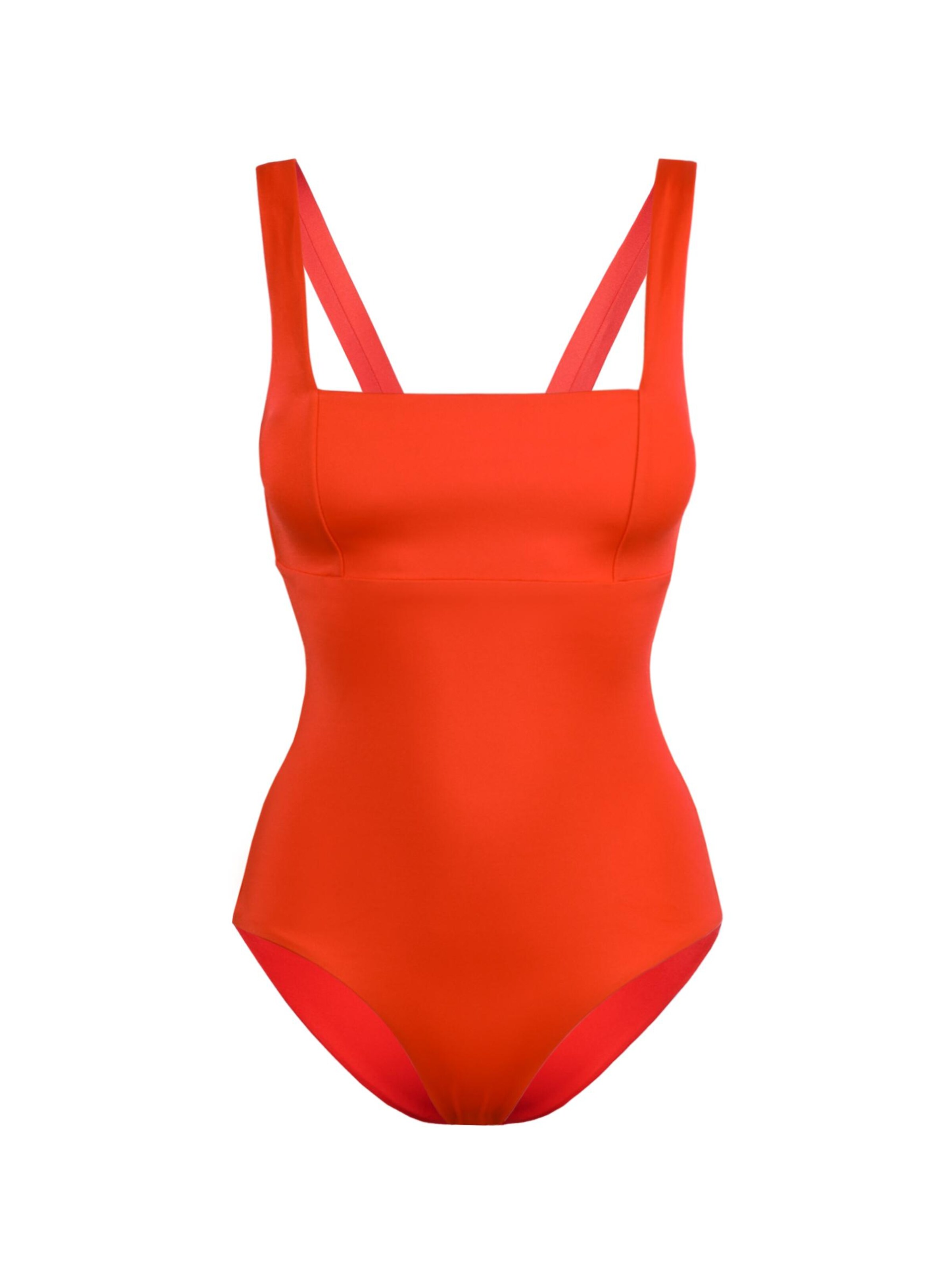 MAREZZA Push-up Badedragt 'Shaping One-Piece Swimsuit Mittlere Po-Bedeckung (Classic Fit)' i rød: forside