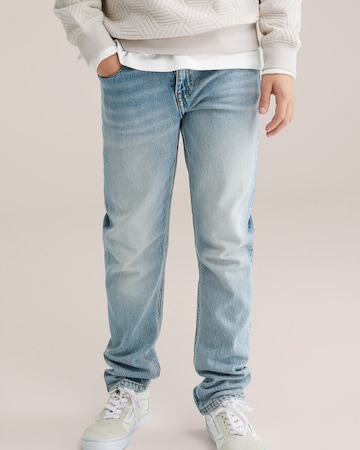 WE Fashion Regular Jeans in Blau: Vorderseite