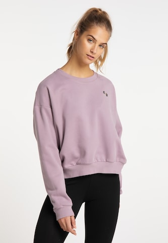 Sweat-shirt TALENCE en violet : devant