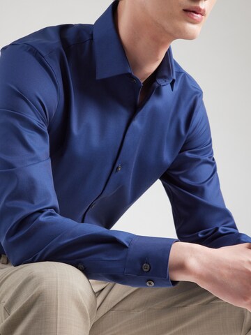 Slim fit Cămașă de la Calvin Klein pe albastru