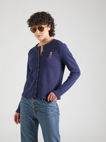Polo Ralph Lauren Knit cardigan in Blue: front