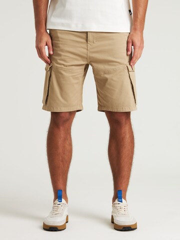 CHASIN' Regular Cargo trousers 'Riot.S Gamma' in Beige: front